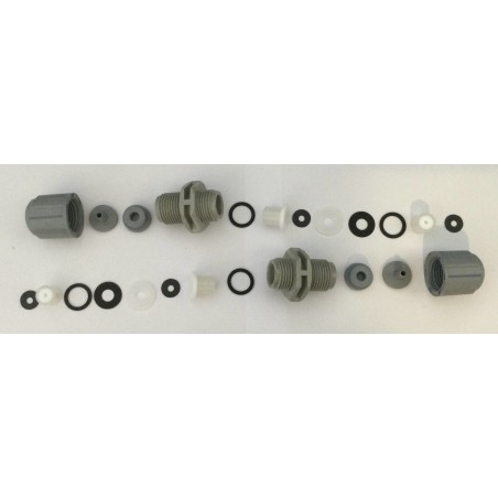 JUEGO VALVULA ASPIRACION/IMPULSION BOMBA DOSIFICADORA INVICTA MOD. 601 REF. EM99070018