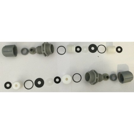 JUEGO VALVULA ASPIRACION/IMPULSION BOMBA DOSIFICADORA INVICTA SEKO MODELO 903 REF. EM99070020