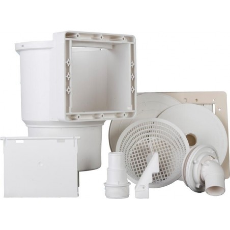 SKIMMER AR100+VÁLVULA DE IMPULSION BLANCO GRE