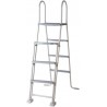 Escaleras para piscinas elevadas 2X3 PELDAÑOS SEGURIDAD – ACERO GALVANIZADO