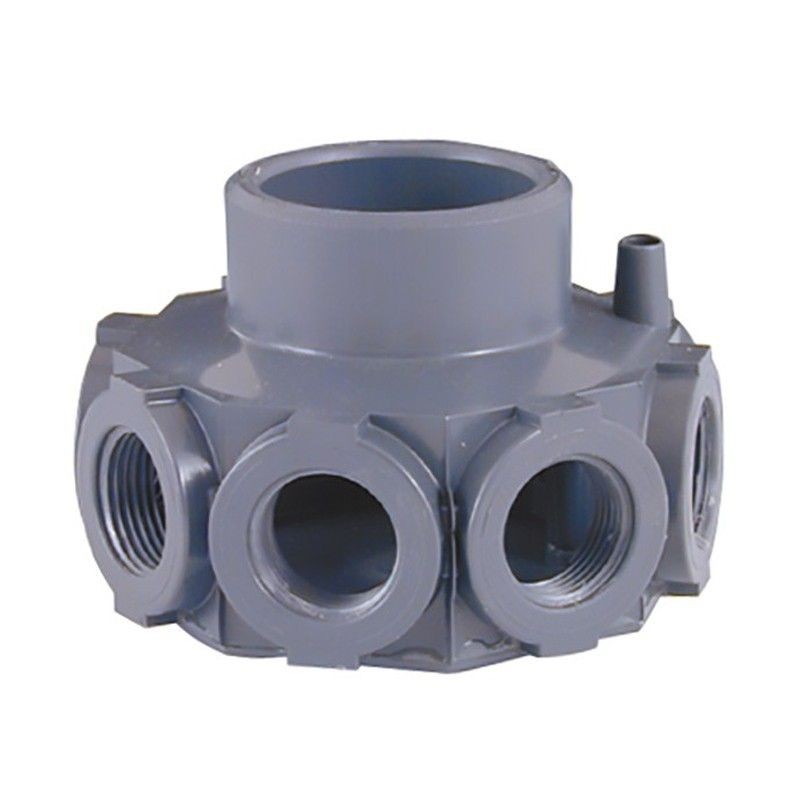 CABEZAL COLECTOR 8 BRAZOS PVC 50-63 CONEXION 3/4" ASTRAL REF.00624 COD.0203228
