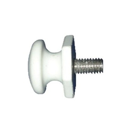 TORNILLO INOX METRICA 6 CON CABEZA DE NYLON