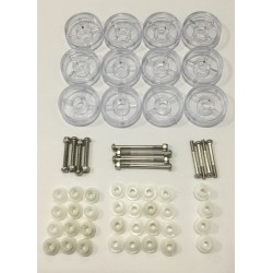 JUEGO RUEDAS REPUESTO LIMPIAFONDOS K394 REF. K493BU