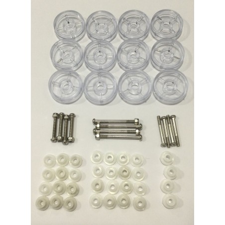 JUEGO RUEDAS REPUESTO LIMPIAFONDOS K394 REF. K493BU