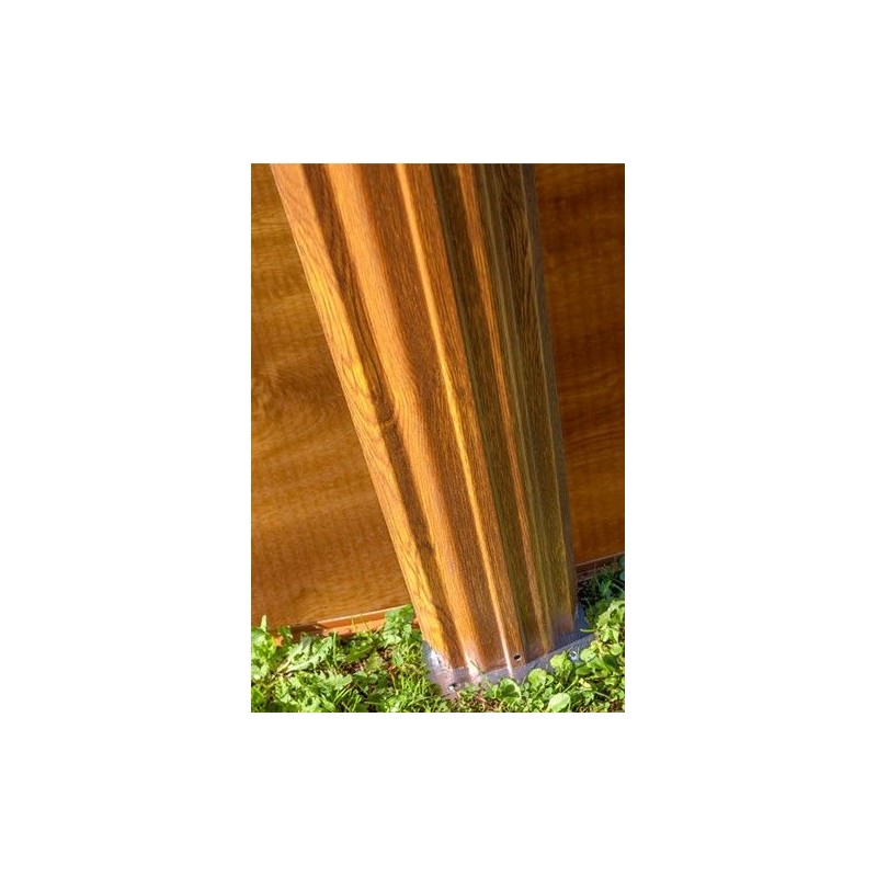 PERFIL VERTICAL MARRON (10 PIEZAS) PISCINA 4,60X1,32 M. REF. PLVW12101295 GRE
