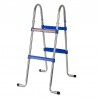 Escaleras para piscinas elevadas 2X2 PELDAÑOS – ACERO GALVANIZADO