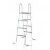 Escaleras para piscinas elevadas 2X3 PELDAÑOS – ACERO GALVANIZADO