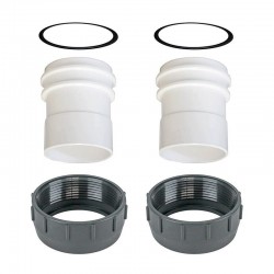 CONJUNTO ADAPTADORES DE UNION Ø63 mm/2" CLORADOR TRI REF. R0748700 ZODIAC