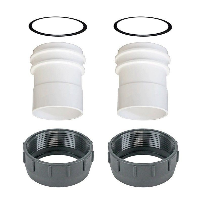 CONJUNTO ADAPTADORES DE UNION Ø63 mm/2" CLORADOR TRI REF. R0748700 ZODIAC