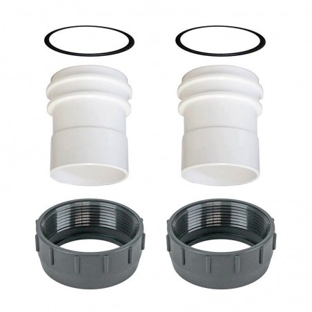 CONJUNTO ADAPTADORES DE UNION Ø63 mm/2" CLORADOR TRI REF. R0748700 ZODIAC