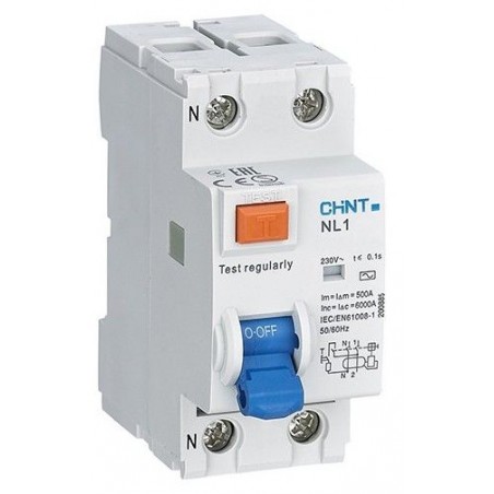 DIFERENCIAL MAGNETO-TERMICO 30MA BIPOLAR RCCB NXL- 63 2P 40A 30MA