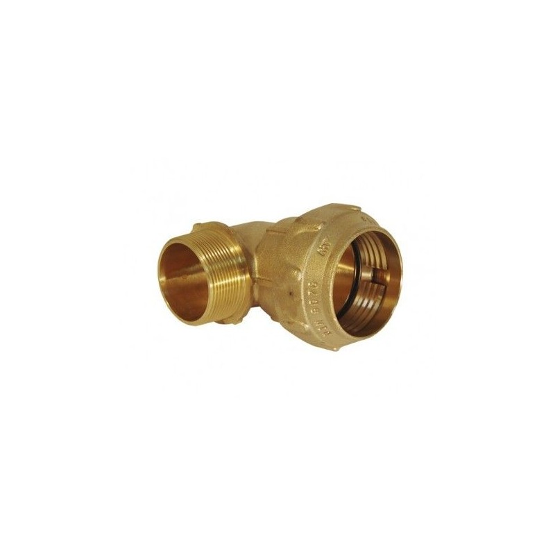 CODO LATON 90º ROSCA MACHO 1"A P.E. 32MM.