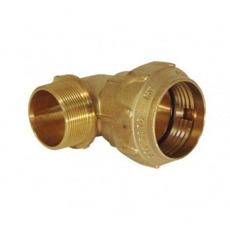 CODO LATON 90º ROSCA MACHO 1"A P.E. 32MM.