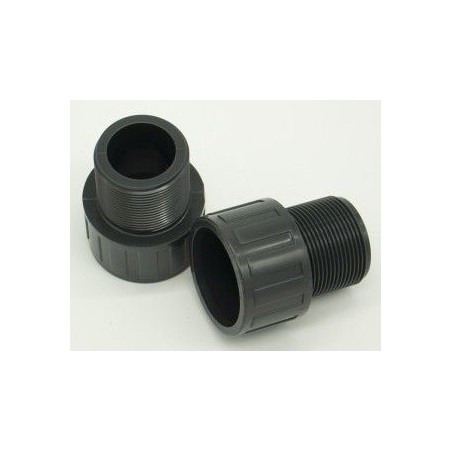 TERMINAL R. MACHO PVC PRESION 1 1/2" TOMA FILTRO (2 UDS) COD. 4404010148 ASTRALPOOL
