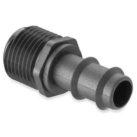 ENLACE  ROSCA MACHO 1/2" A MANGUERA GOTEO