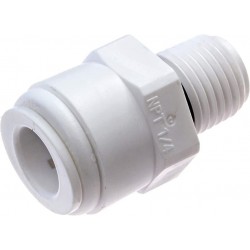 CONEXION RECTA TUBO 1/4 X ROSCA MACHO 1/4" OSMOSIS INVERSA
