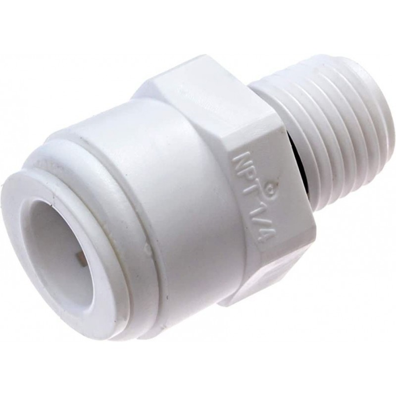 CONEXION RECTA TUBO 1/4 X ROSCA MACHO 1/4" OSMOSIS INVERSA
