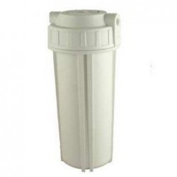 CONTENEDOR OSMOSIS 2 PIEZAS BLANCO 10" CONEXION 1/4" COD. OI-0234-02