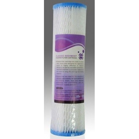 CARTUCHO POLIESTER PLISADO 20 MICRAS 10"