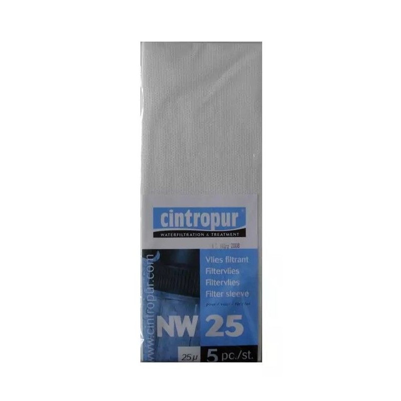 TELAS FILTRO CINTROPUR NW-25 1"  25 MICRAS 5 UDS CA-1307-02 COD 38688