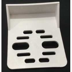 SOPORTE MURAL PLASTICO PARA FILTRO 3 PIEZAS