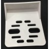 SOPORTE MURAL PLASTICO PARA FILTRO 3 PIEZAS
