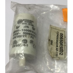 CONDENSADOR MOTOR 6 UF REF. 00650R5002 GRE