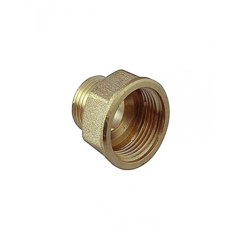 ALARGADERA A 1CM. LATON REDUCIDO H 1/2" A M 3/8"