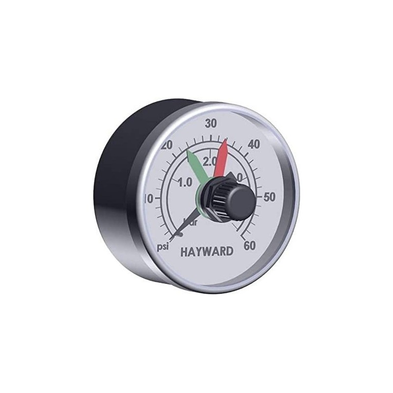MANOMETRO PRESION FILTRO CONEXION TRASERA REF. ECX2712B1 HAYWARD