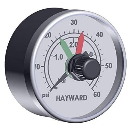 MANOMETRO PRESION FILTRO CONEXION TRASERA REF. ECX2712B1 HAYWARD