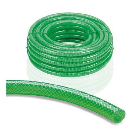 MANGUERA VERDE SUPERFLEX REFORZADA 19X25 MM.
