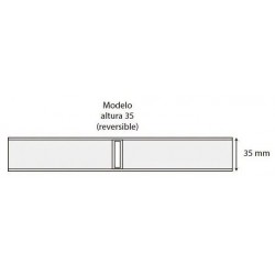 MODULO REJILLA P/CURVAS 35 CM. ALTURA