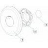 EMBELLECEDOR-PROTECTOR BLANCO FOCO FLEXIMINI PARA NICHO ABS COD. 74392 ASTRALPOOL
