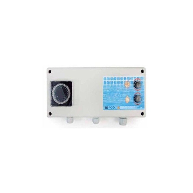 CUADRO ELECTRICO PISCINA PC163 1-1,5 CV 1 FOCO 100 W+DIFERENCIAL BSV