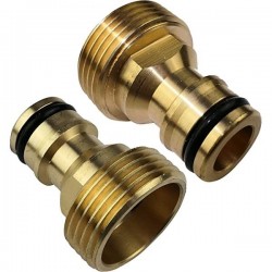 ADAPTADOR DE MANGUERA A GRIFO ROSCA MACHO METAL