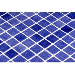 GRESITE ONIX 2,5X2,5 NIEVE AZUL MARINO REF. 25250