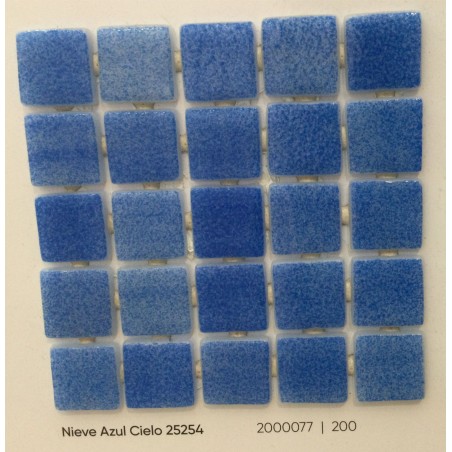 GRESITE ONIX 2,5X2,5 NIEVE AZUL CIELO REF. 25254