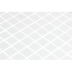 GRESITE ONIX 2,5X2,5 LISO BLANCO ROTO REF. 25103