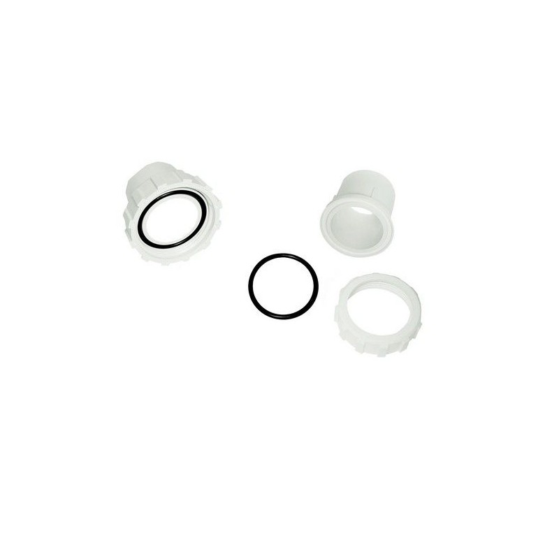 RACOR BLANCO ROSCADO ROSCA 1 1/2" C/JUNTA TORICA EUR CLEAR WATER R0748900