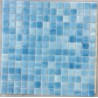 GRESITE COLOR AZUL CLARO NIEBLA CON BRILLO EDERGLAS 2,2X2,2 REF. 32A - CARIBE (HISBALIT)