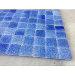 GRESITE COLOR AZUL NEUTRO NIEBLA CON BRILLO EDERGLAS 2,2X2,2 REF. 38A - MAR (HISBALIT)
