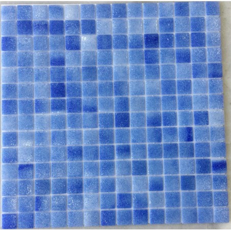 GRESITE COLOR AZUL NEUTRO NIEBLA CON BRILLO EDERGLAS 2,2X2,2 REF. 38A - MAR (HISBALIT)