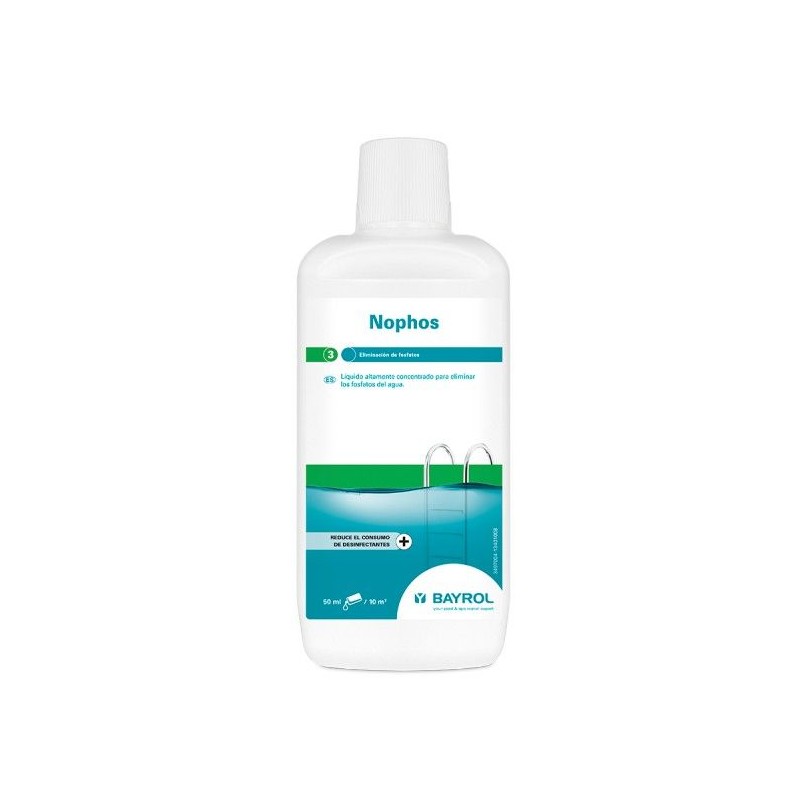 NOPHOS ELIMINADOR FOSFATOS 1 LITRO REF. 3497003 BAYROL