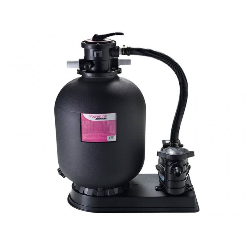 KIT FILTRACION 350 MM TOP+BOMBA 0,25 CV CAUDAL 4 M3/H POWERLINE COD. 1103553 HAYWARD