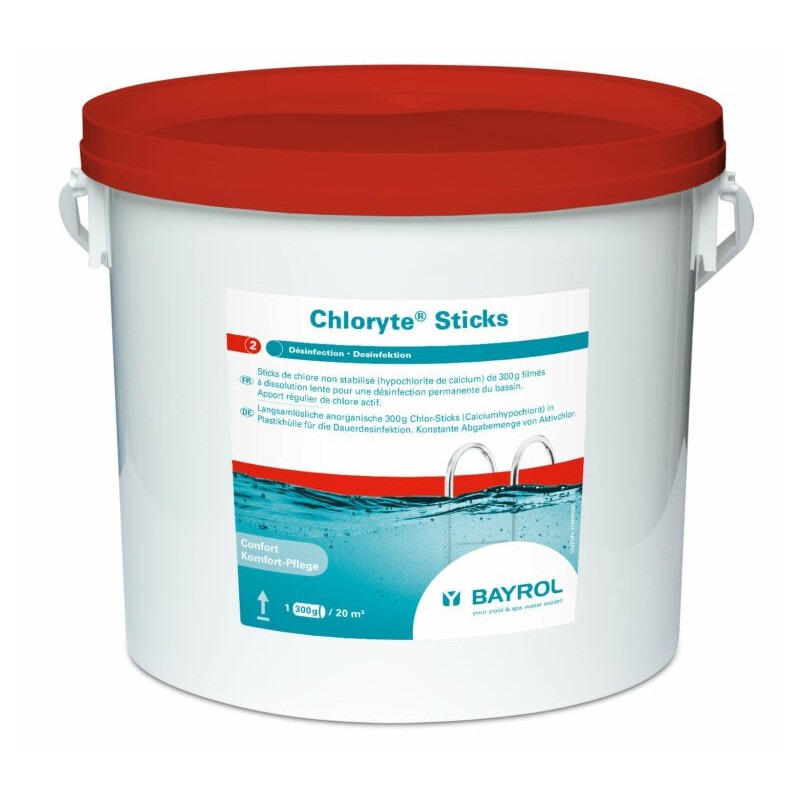 CLORO TABLETAS CHLORYTE SIN ACIDO ISOCIANURICO 4,5 KG. REF. 3437219 BAYROL
