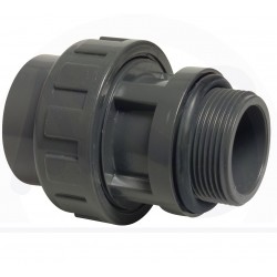 ENLACE 3 PIEZAS PEGAR 50 - ROSCA MACHO 1 1/2" PRESION CON JUNTA COD.  20380 REF. 07716