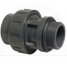 ENLACE 3 PIEZAS PEGAR 50 - ROSCA MACHO 1 1/2" PRESION CON JUNTA COD.  20380 REF. 07716