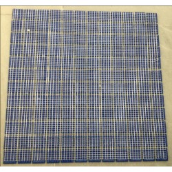 GRESITE IMPORTACION AZUL OSCURO 2,5X2,5 MALLA PLACA 32X32 CM.