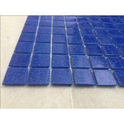 GRESITE IMPORTACION AZUL OSCURO 2,5X2,5 MALLA PLACA 32X32 CM.
