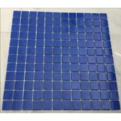 GRESITE IMPORTACION AZUL OSCURO 2,5X2,5 MALLA PLACA 32X32 CM.